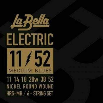 E-guitar strings LaBella HRS-MB Medium Blues 11-52 - 1