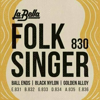 Nylon Konzertgitarren Saiten LaBella 830 Folksinger - 1