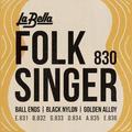 La Bella 830 Folksinger Нейлонові струни для класичної гітари (Як новий)