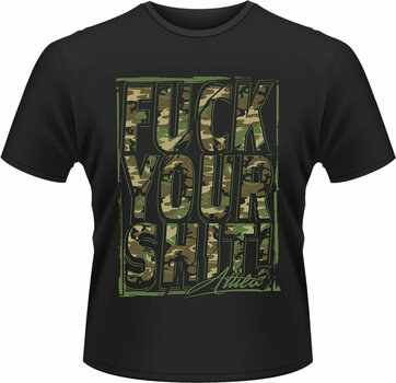 T-shirt Attila T-shirt Fuck Your Shit Noir L - 1