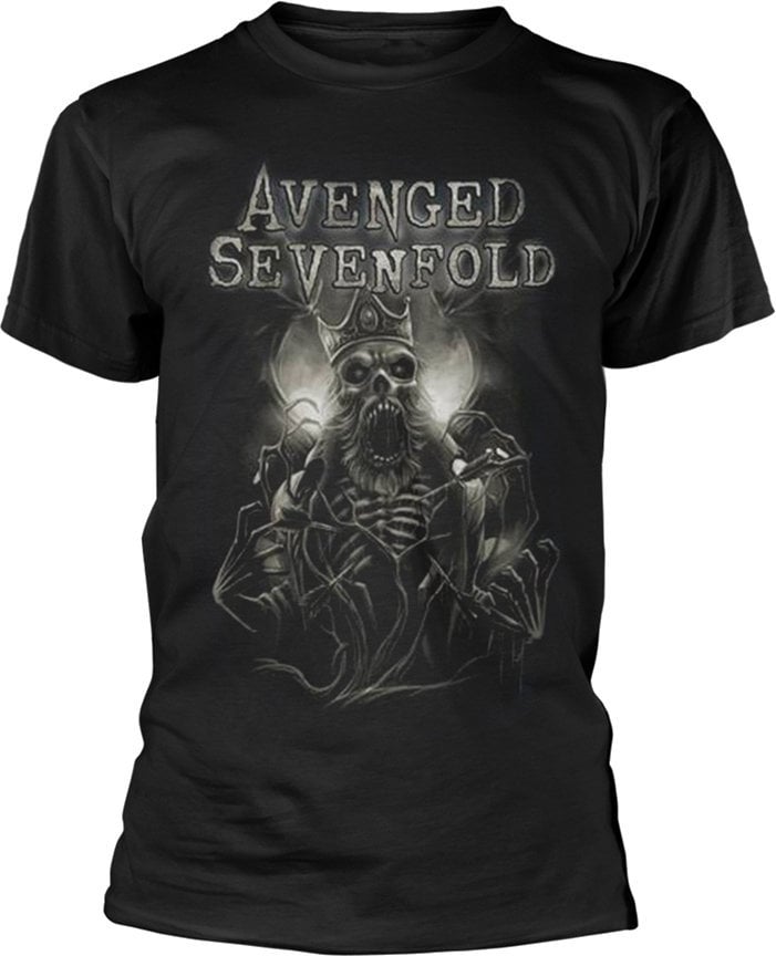 Camiseta de manga corta Avenged Sevenfold King DB Black M Camiseta de manga corta