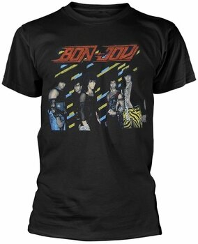 Skjorte Bon Jovi Skjorte Eighties Sort 2XL - 1
