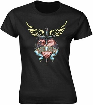 Camiseta de manga corta Bon Jovi Camiseta de manga corta Heart & Dagger Mujer Negro L - 1