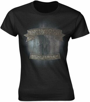 T-shirt Bon Jovi New Jersey Womens Black M T-shirt - 1