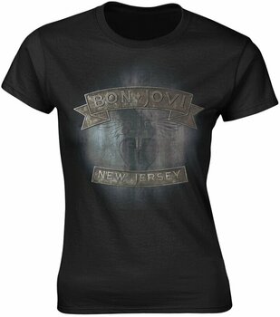T-Shirt Bon Jovi T-Shirt New Jersey Schwarz L - 1