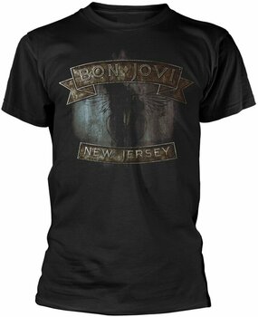 Koszulka Bon Jovi Koszulka New Jersey Męski Czarny L - 1