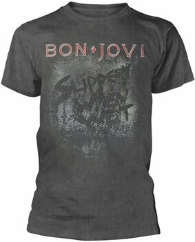 T-shirt Bon Jovi T-shirt Slippery When Wet Masculino Grey M - 1