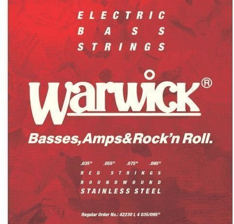 Cordes de basses Warwick 42230 L Red Label