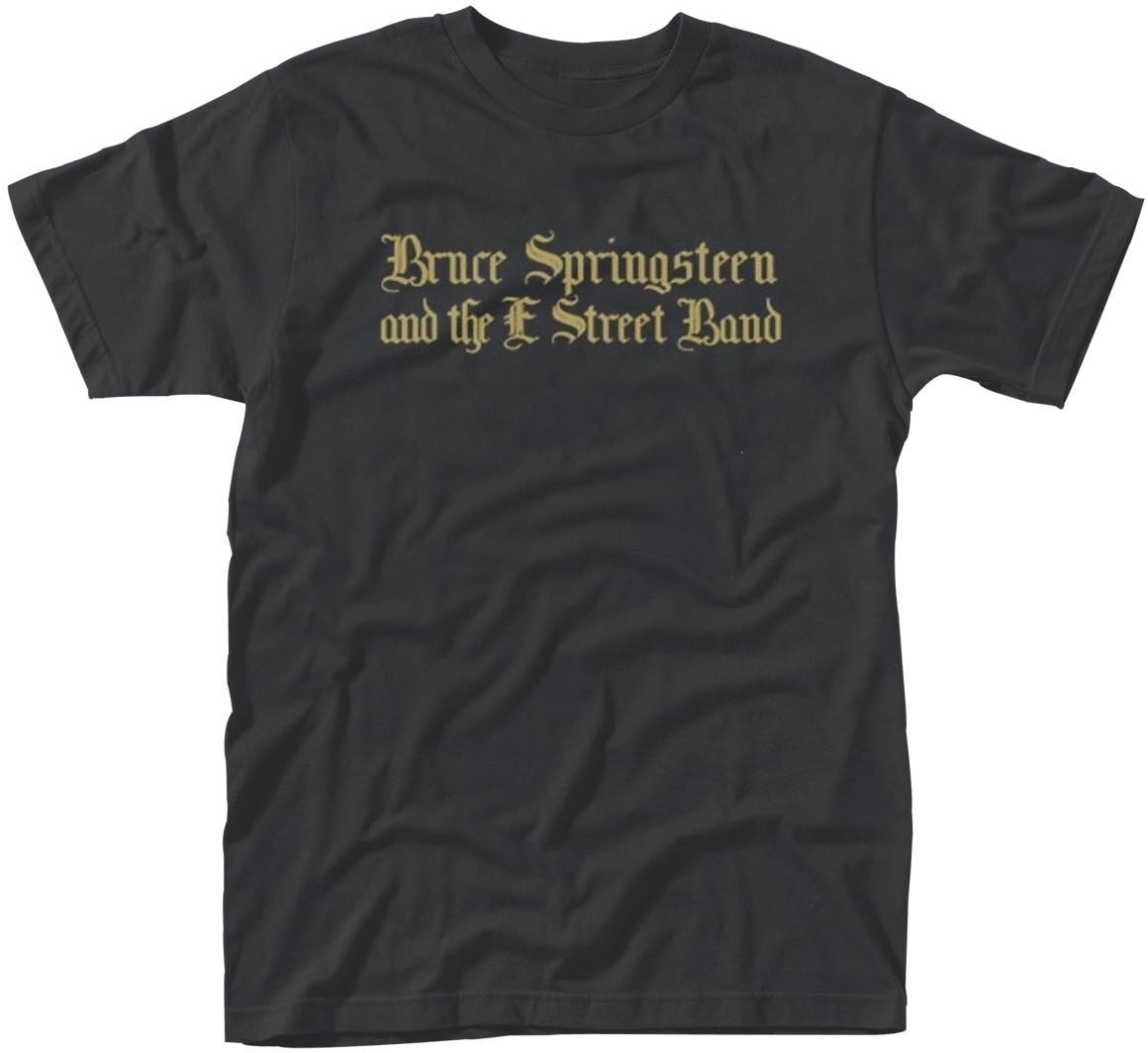 T-Shirt Bruce Springsteen T-Shirt Motorcycle Guitars Black S