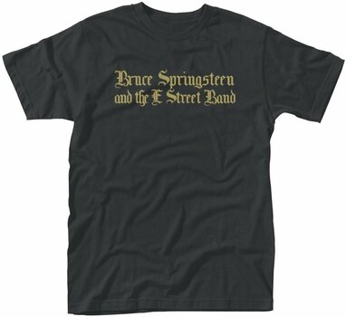 T-shirt Bruce Springsteen T-shirt Motorcycle Guitars Masculino Black S - 1