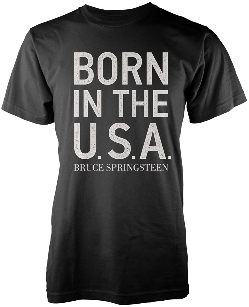 T-Shirt Bruce Springsteen T-Shirt Born In The Usa Male Black XL