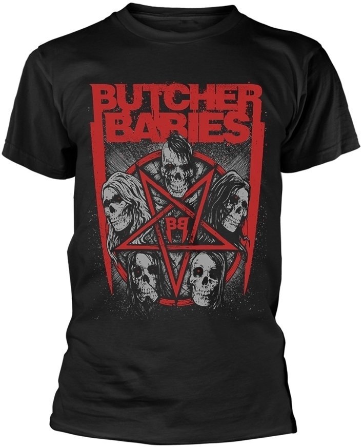 Skjorte Butcher Babies Skjorte Starskull Black 2XL