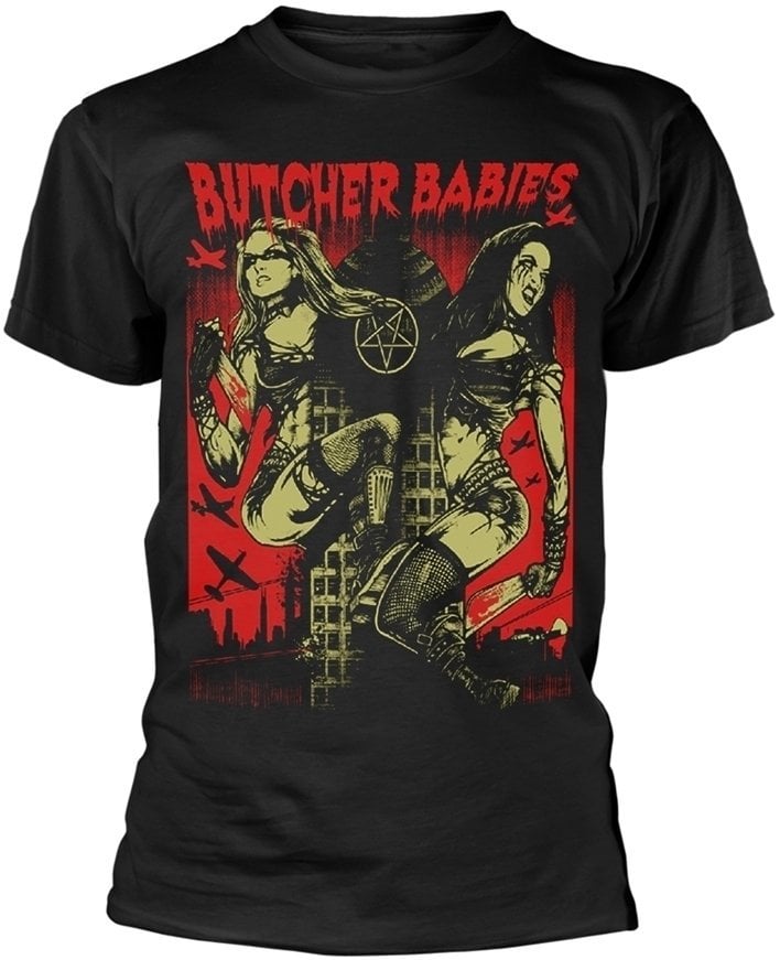 T-shirt Butcher Babies Tower Of Power Black XL T-shirt