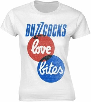Skjorte Buzzcocks Skjorte Love Bites Hunkøn White L - 1