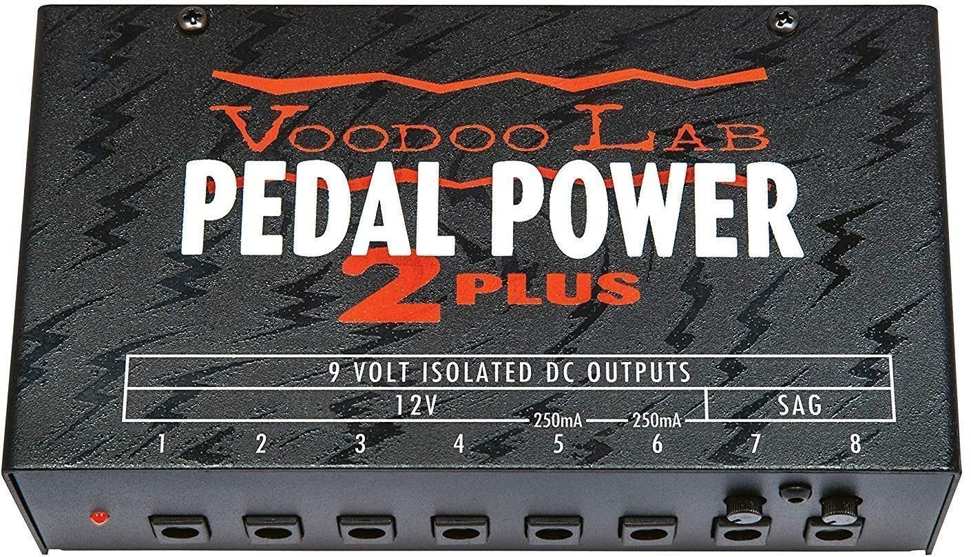 Adaptador de alimentação elétrica Voodoo Lab Pedal Power 2 Plus Adaptador de alimentação elétrica