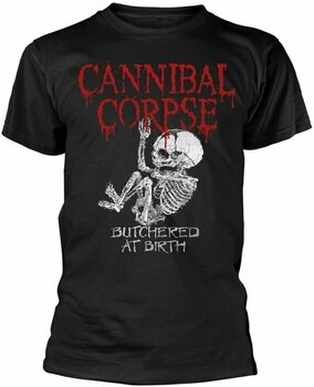 Maglietta Cannibal Corpse Maglietta Butchered At Birth Baby Black S - 1