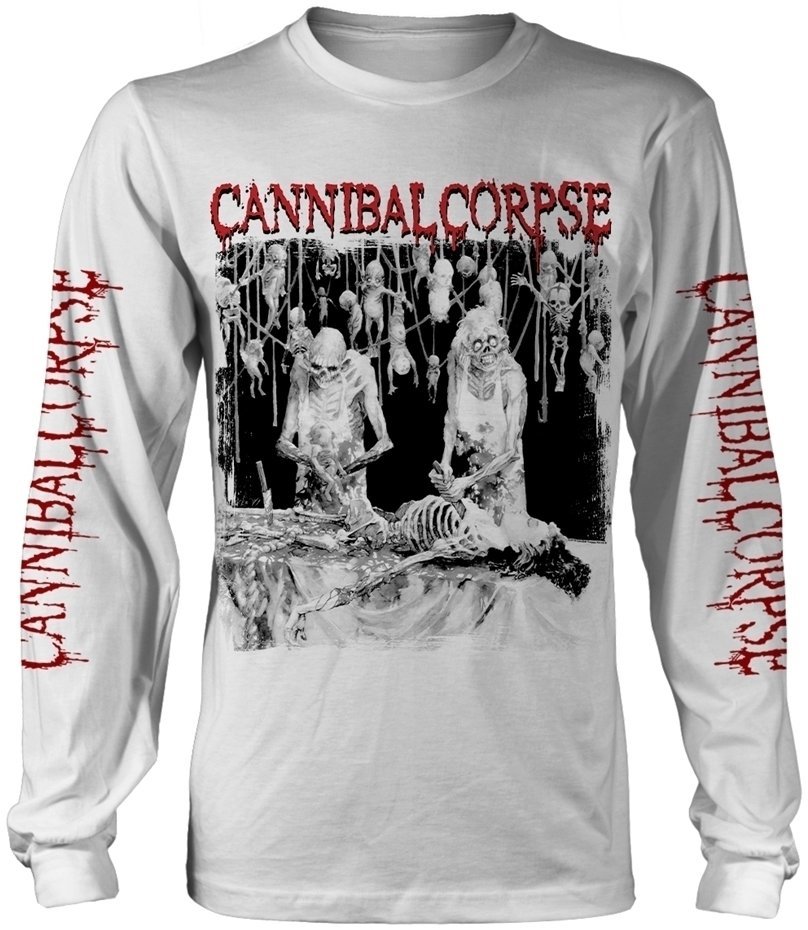 T-Shirt Cannibal Corpse T-Shirt Butchered At Birth White S