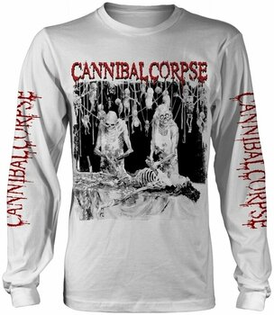 Maglietta Cannibal Corpse Maglietta Butchered At Birth Maschile Bianca L - 1