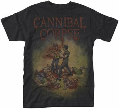 T-Shirt Cannibal Corpse T-Shirt Chainsaw Male Black L - 1