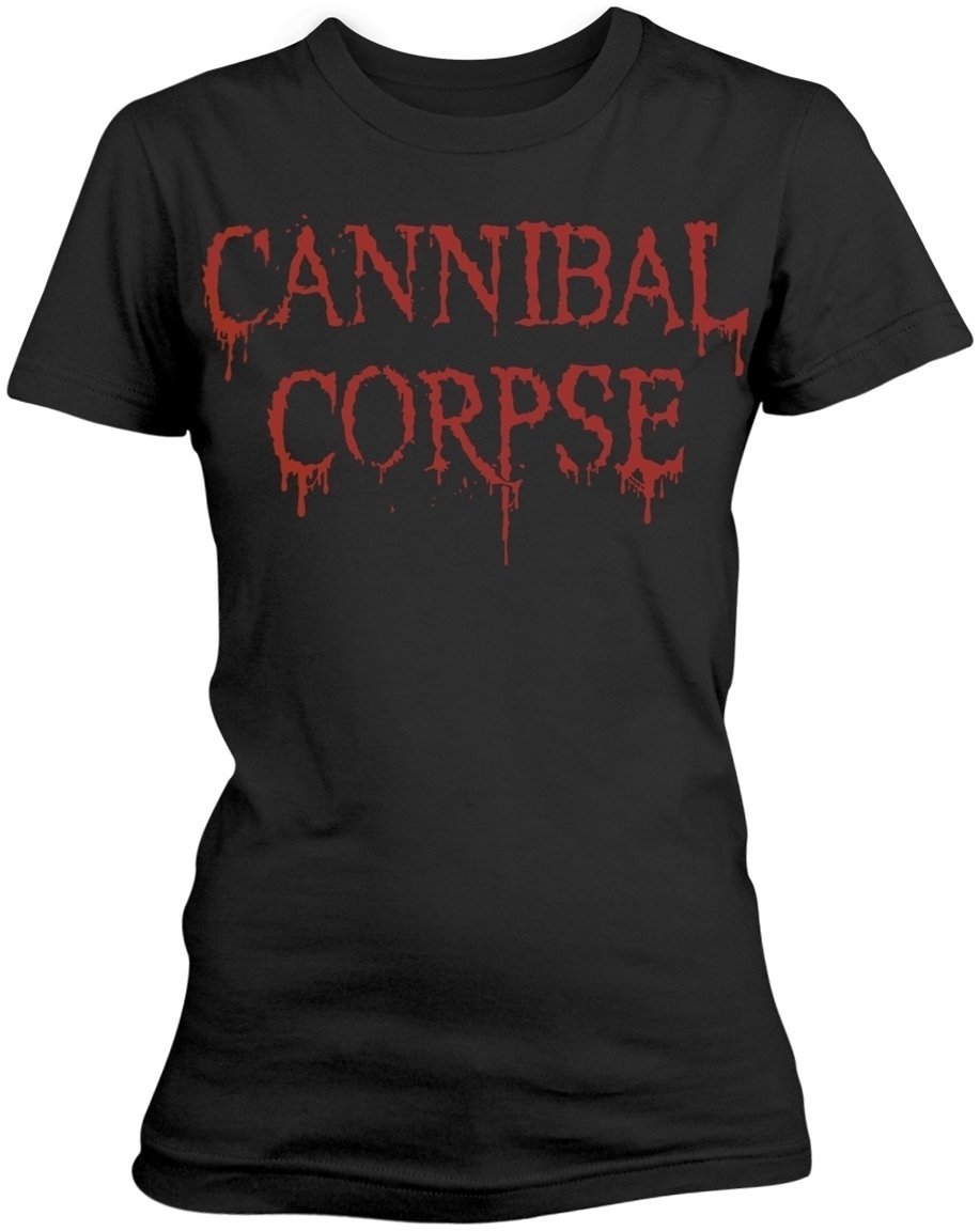 Риза Cannibal Corpse Риза Dripping Logo Жените Черeн M