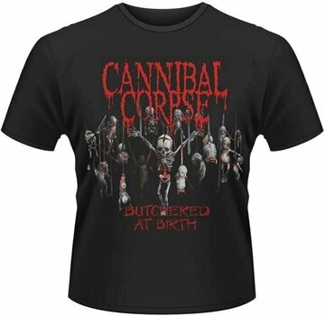 Skjorte Cannibal Corpse Skjorte Butchered At Birth 2015 Black 2XL - 1