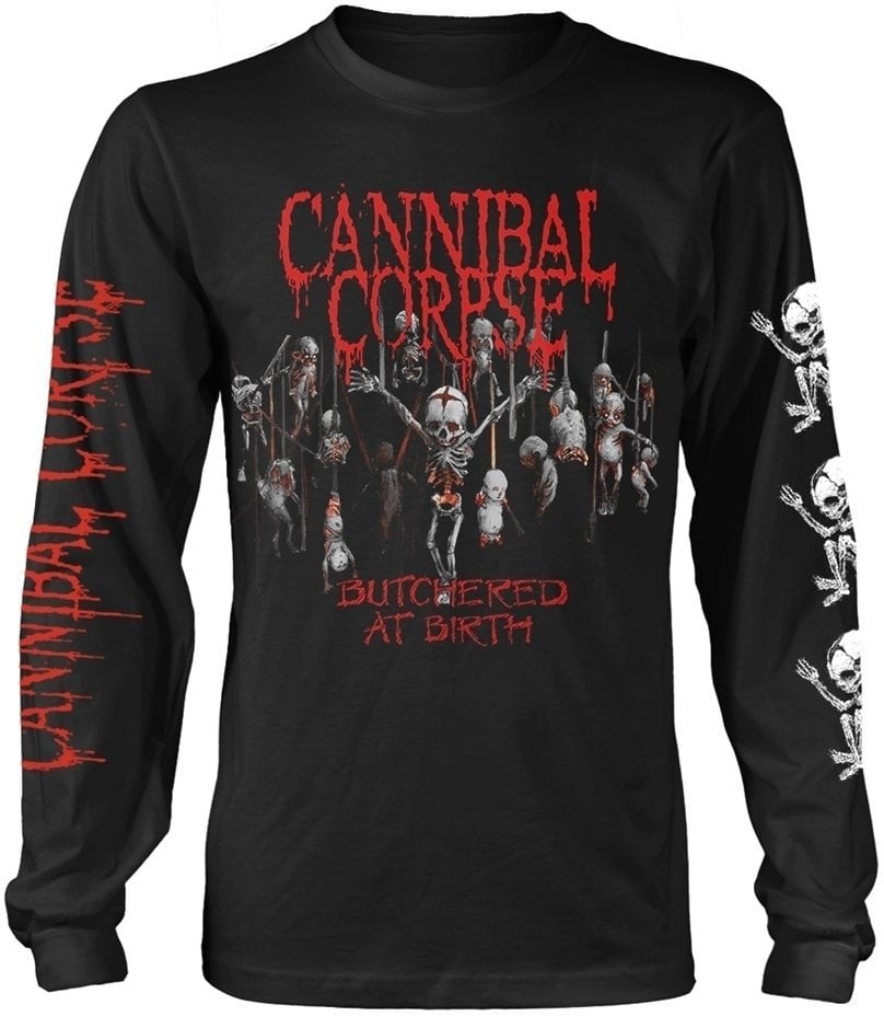 Maglietta Cannibal Corpse Maglietta Butchered At Birth Maschile Black S