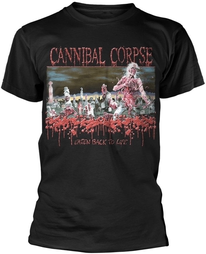 Maglietta Cannibal Corpse Maglietta Eaten Back To Life Maschile Black M