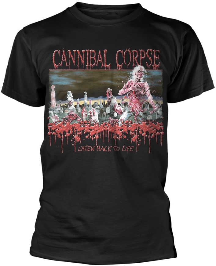 Cannibal Corpse T-Shirt Eaten Back To Life Black XL - Muziker