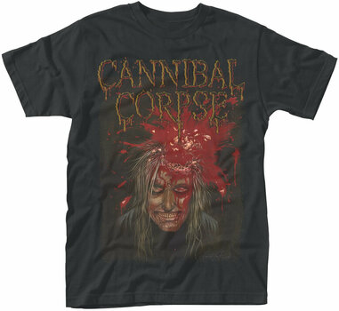 Skjorte Cannibal Corpse Skjorte Impact Spatter Mand Sort L - 1
