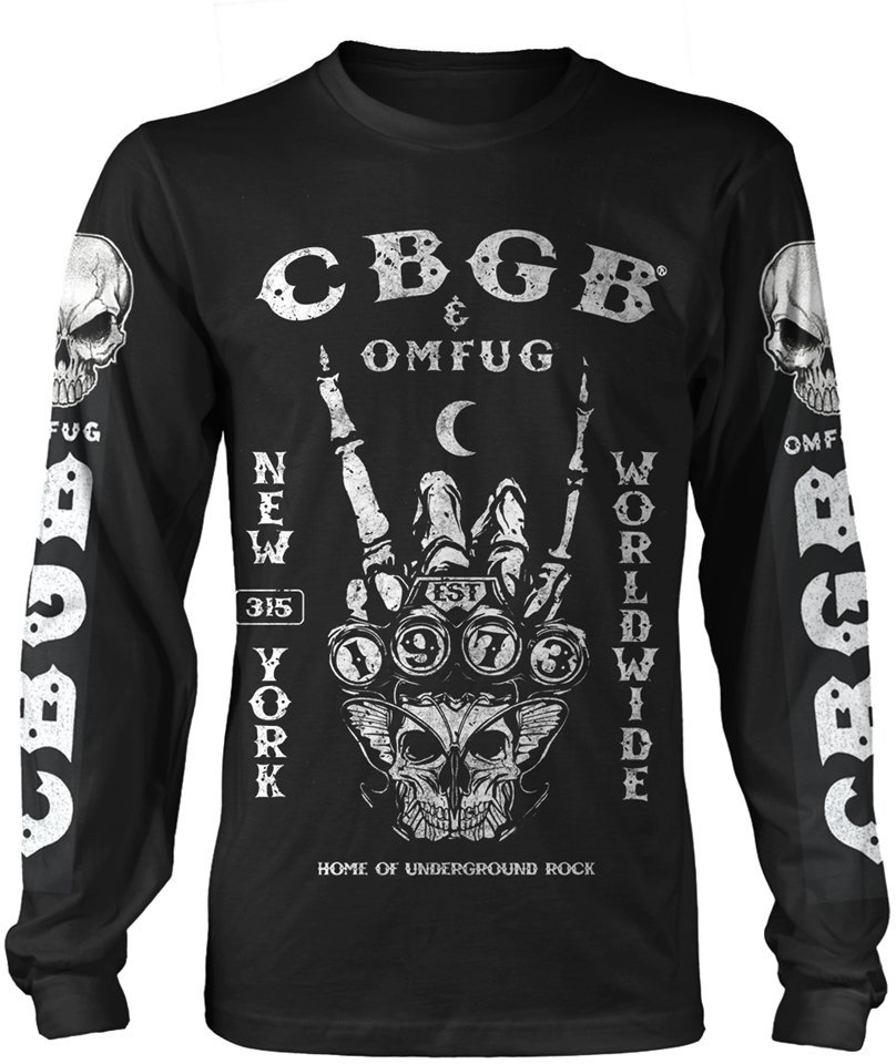 Skjorte CBGB Skjorte Est. 1973 Mand Sort L