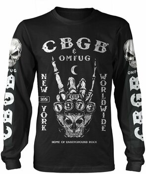 Skjorte CBGB Skjorte Est. 1973 Mand Sort L - 1