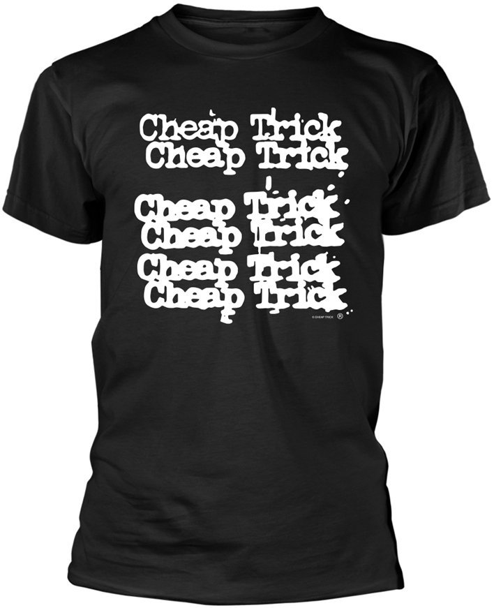 T-Shirt Cheap Trick Logo Black S T-Shirt