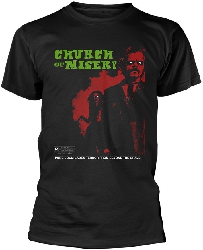 Tričko Church Of Misery Rated R Black S Tričko