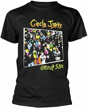 T-shirt Circle Jerks Group Sex Black M T-shirt - 1