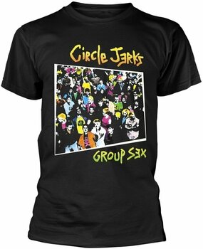 T-shirt Circle Jerks T-shirt Group Sex Masculino Preto L - 1