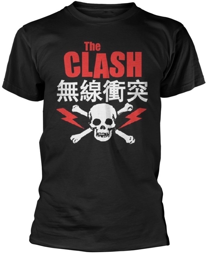 Camiseta de manga corta The Clash Camiseta de manga corta Bolt Negro M