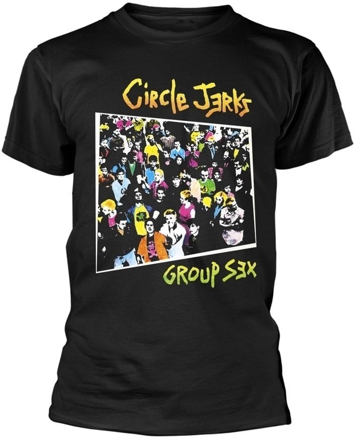 Tričko Circle Jerks Group Sex Black 2XL Tričko