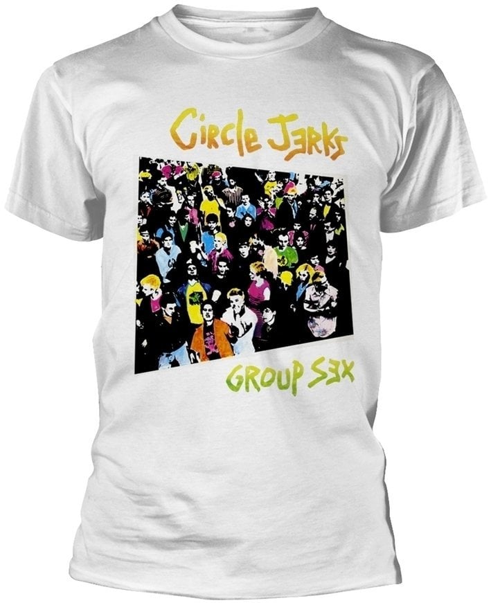 T-Shirt Circle Jerks T-Shirt Group Sex Male White S