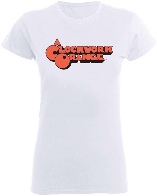 Skjorte A Clockwork Orange Skjorte Logo Hunkøn White XL