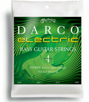 Cordes de basses Martin D9900L Darco Four String Electric Bass, Extra Light - 1