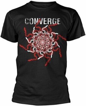 T-shirt Converge T-shirt Snakes Homme Noir L - 1