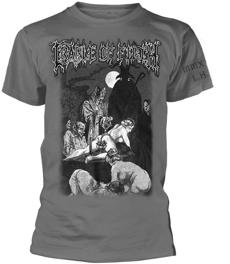 T-shirt Cradle Of Filth T-shirt Black Mass Masculino Grey M