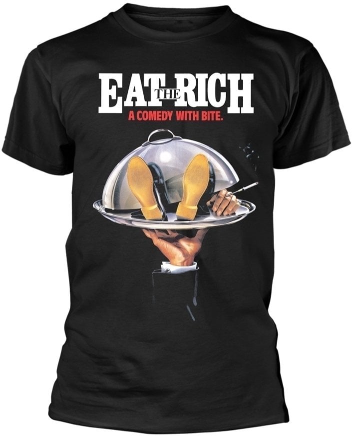 T-Shirt Comic Strip Presents T-Shirt Eat The Rich Male Black L