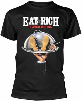 Camiseta de manga corta Comic Strip Presents Camiseta de manga corta Eat The Rich Hombre Black L - 1