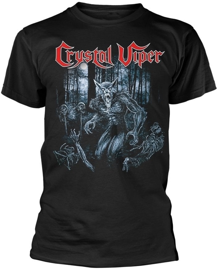 T-Shirt Crystal Viper T-Shirt Wolf & The Witch Herren Black M
