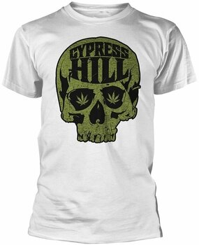T-Shirt Cypress Hill T-Shirt Skull Logo White L - 1
