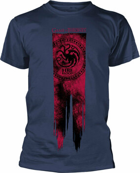 T-shirt Game Of Thrones Targaryen Flag Fire & Blood Purple 2XL T-shirt - 1