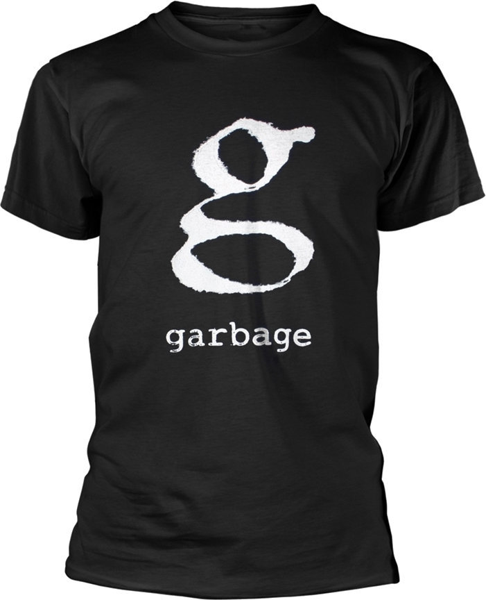 T-shirt Garbage Logo Black 2XL T-shirt