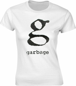 Tričko Garbage Tričko Logo Ženy White XL - 1