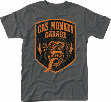 T-Shirt Gas Monkey Garage T-Shirt Shield Grey M - 1